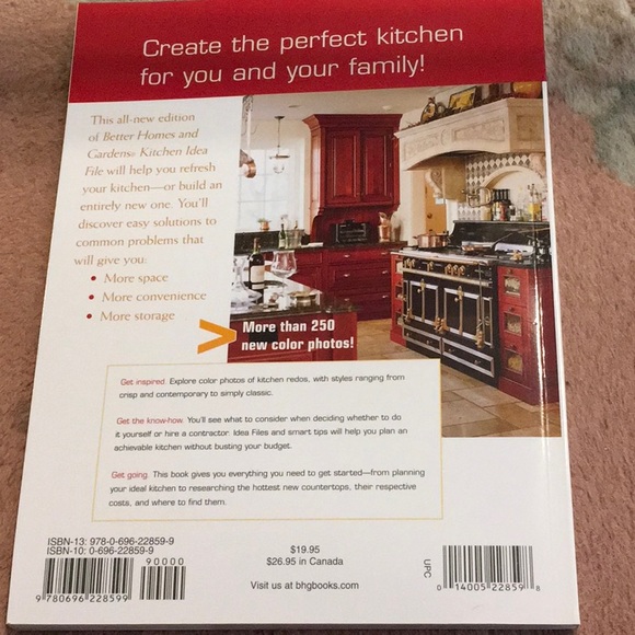 Kitchen deco books. House Beautiful, Better Homes and Gardens, Popular Mechanics - Picture 2 of 5